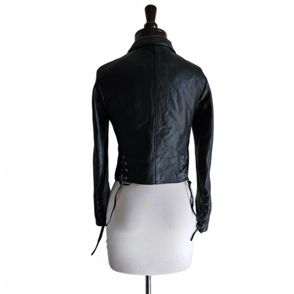 Masterpelle Vintage Women’s Leather Jacket – Size 42 – Black – Made in Italy - Picture 4 of 6